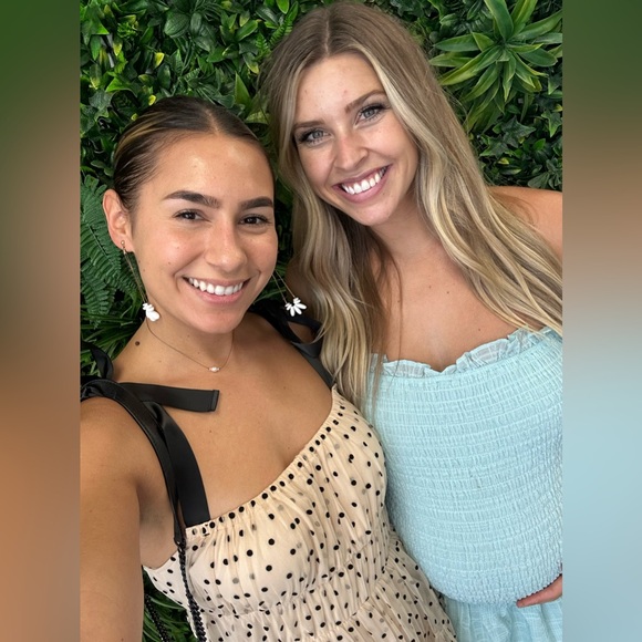 Vici FORE Velvet Polka Dot Tie Strap Maxi Dress - Picture 3 of 3